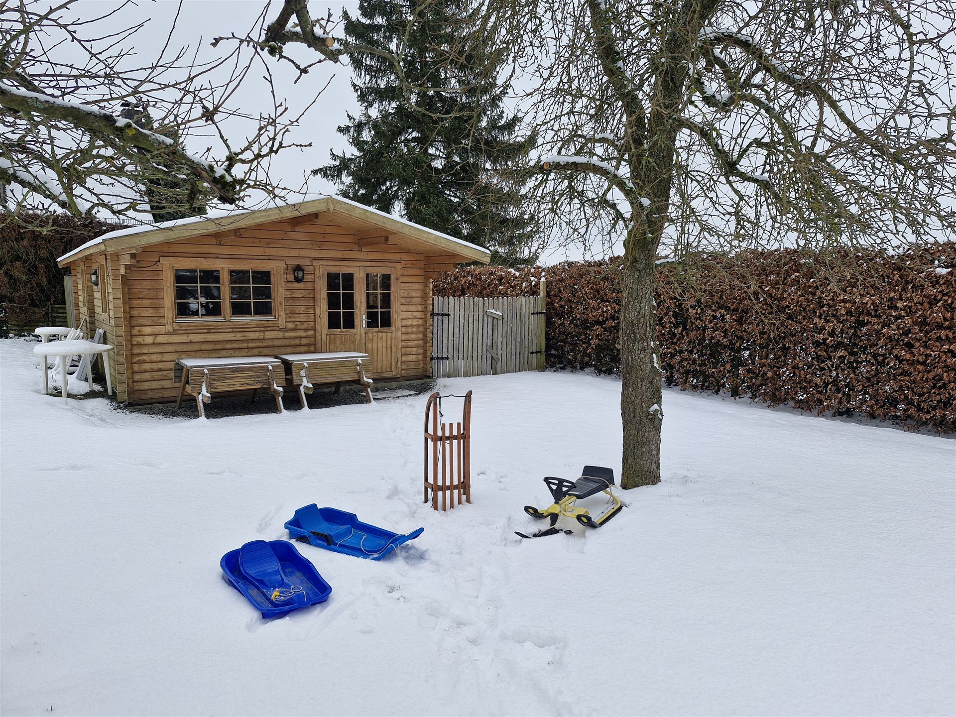 Garten im Winter
